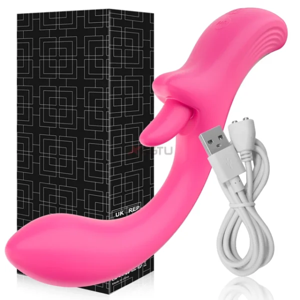 G-Spot Vibrator with Tongue Licking & Clitoral Stimulation – Female Masturbation Sex Toy for Women - Image 7