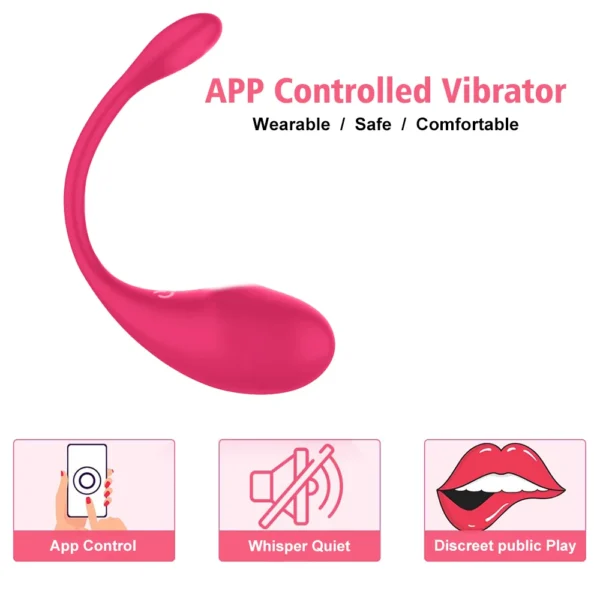 Bluetooth G-Spot Vibrator – Wearable Dildo & Clitoral Stimulator for Women, APP Remote Control - Image 4