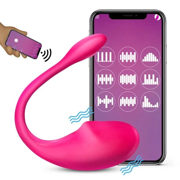 Wireless Bluetooth Love Egg Vibrator – Wearable G-Spot Stimulator for Women, App Controlled